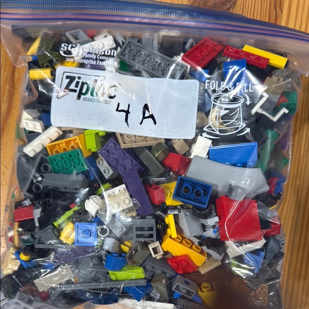 Approximately 6 lbs of miscellaneous Lego pieces total of 3 bags